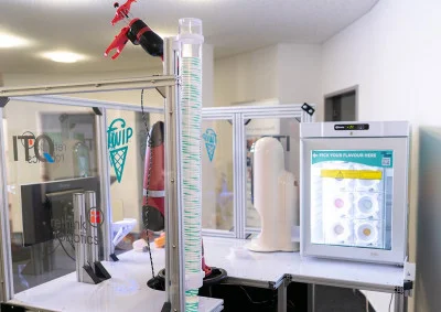 Fwip Demonstrator Projekt - Roboter Eismaschine